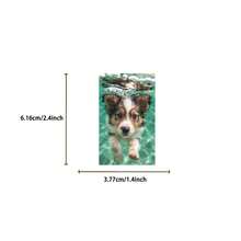 50pcs Aesthetic Swimming Dogs Stickers Cute Cartoon Animal Water Bottle Sticker Luggage Laptop Guitar Waterproof Vinyl Decals Scrapbook Supplies Stationery Funny Stickers Kindle - 1 Set - View 3