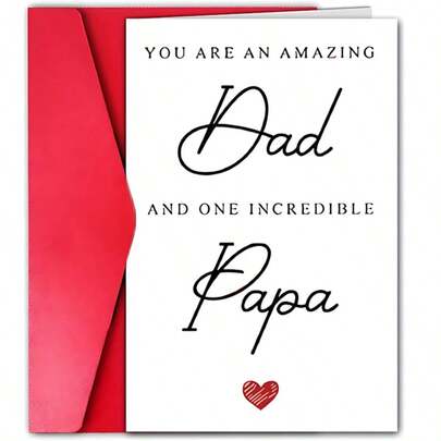 1pc Humorous Card For Father'S Day, Wishing You A Happy Father'S Day, DAD, Gratitude To You Dad, Gift For Father'S Day. A Festive Greeting Card, Perfect For Birthdays, Thanksgiving, And Father'S Day