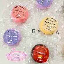 1pc Ice Cream Squishy Toy, Soft Bread Bun Squeeze Toy, Bread Squeeze Toy - Realistic Food Squishies, 3.5cm Ice Cube Squishy - Slow Rebound - Stress Relief Toy - Fidget Toy - Squeeze Toy - Soft Toy - Squishy Toy - Fidget Toy - Stitch Toys - Travel Toys - Classroom Fidget Toys - Mini Bath Toys - Christmas Stationery Stress Ball - Birthday Gift - Mother's Day Gift - April Fool's Day Gift - Easter Gift - Holiday Gift - Perfect Gift - Toys - Games - Best Seller - Multicolor - View 2