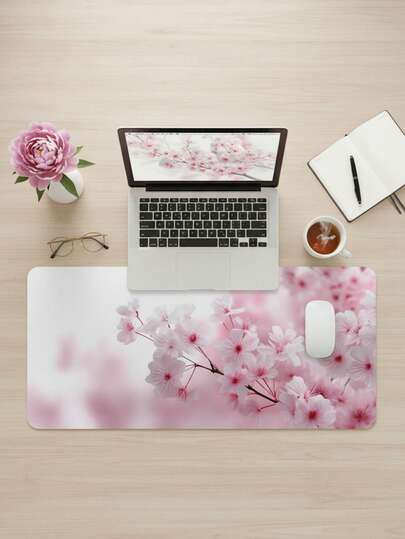 Large Size Waterproof Non-Slip Smooth Fabric Surface Gradient Dreamy Illustration Mouse Pad, Also Suitable As Keyboard Pad, Desk Mat Or Book Stand, Suitable For Gamers, Office And Dorm Use, Compatible With Mouse And Trackball, Great Gift For Gamers