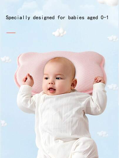 LELE LON Gối định hình cho trẻ sơ sinh 0-12 tháng, giúp điều chỉnh chứng đầu bẹt và đầu ngắn, gối chuyên dụng cho trẻ sơ sinh.