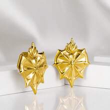 1件装心形夏季耳坠不锈钢耳扩耳钉耳洞扩耳器身体饰品女士新款耳环女士饰品礼物 - 心 - 查看 8