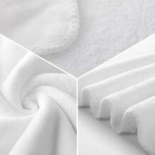 1pc Billie Fleece Blanket Eilish Bed Sofa Throw Birthday Decoration Fans Gift Hip-Hop Blanket All Season Warm Ultra Soft Casual Throw Blanket For Bedding Couch Bed Sofa Dorm - 黑與白 - 查看 7