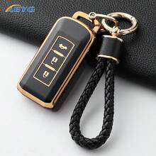 TPU Car Key Case Cover Shell Fob For Mitsubishi Outlander Lancer Eclipse Mirage Keyless Entry Smart Key Case Waterproof - Mitsubishi a - View 2