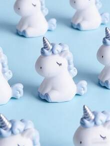 3D Silicone Mold Cute Cartoon Unicorn Animal Candle Mold, Craft DIY Plaster Resin Mold, Crystal Epoxy Mold, Home Decor - White Silicone Mold - View 7