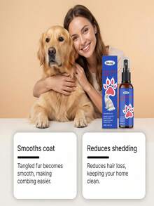 EelJoy Pet Hair Softening Spray Moisturizing Refreshing Smooth Shiny Fragrant Cat Dog Fur CareRefreshing Long Lasting Scent Cat Dog Grooming - View 3