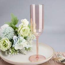 1/6/12pcs Round Stemmed Wine Glasses, Suitable For Valentine's Day Cocktails, Wedding Parties, Anniversary Celebrations - View 4