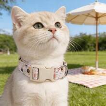 1件装宠物春夏假日项圈，狗狗项圈牵引绳，防走失防逃脱可调节，适合小型/中型/大型犬，舒适颈带宠物用品 - 彩色 - 查看 5