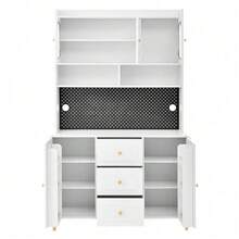 Cabinets - White + MDF-2 - View 8