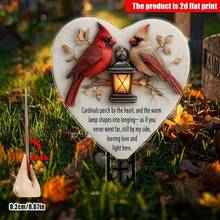 2D Acrylic, 1pc Red Robed Bishop Yard Stake Decor, No Power Needed, Lightweight Outdoor/Indoor Decoration Suitable For Halloween, Christmas, Garden, Lawn, Fence, Spring Decor, Suitable For Cemetery, Lawn, Outdoor Decoration - A - View 6