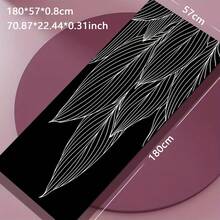 1pc 71*22inch Yoga Mat, Various Floral Patterns Available - Non-Slip Wear-Resistant Extra Wide & Thick Fitness Mat, Home/Professional Beginner Yoga Training Pad - Multicolor - View 11