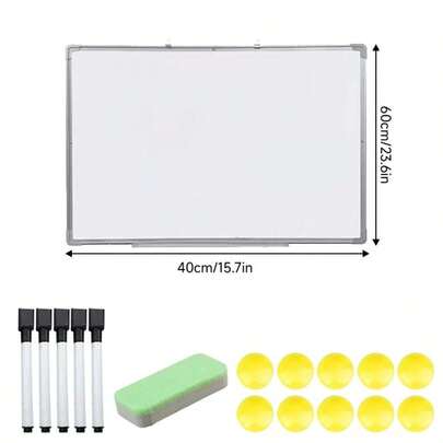 Magnetic Whiteboard Small Large White Board Dry Wipe Notice Office School Home