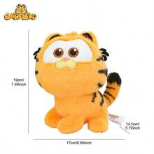 GARFIELD 1个19厘米站立/坐姿经典加菲猫毛绒玩具可爱柔软玩偶可爱圣诞节生日礼物英语培训机构道具 - 彩色 - 查看 11