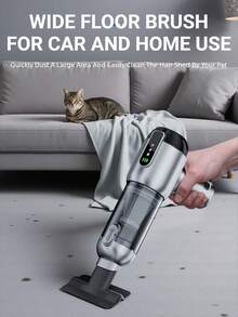 SUITU Portable Wireless Vacuum Cleaner, 18000Pa Strong Suction Car Vacuum Cleaner, Brushless Motor Handheld Vacuum Cleaner For Home, Rechargeable 4-In-1 Mini Vacuum Cleaner And Blower, Suitable For Car, Pet, Home, Computer, Etc. 11.1V 2000mAh Battery - Cordless - View 1