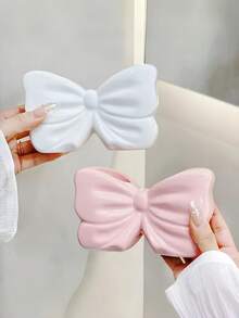 1个/2个弓形牙刷架，浴室梳妆台牙刷牙膏架，收纳架底座。 - 短蝴蝶結 - 查看 7