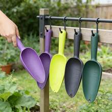 1件园艺铲，园艺手铲，挖掘工具，花卉蔬菜土壤耕耘铲，塑料多肉植物土壤铲，带刻度的手持式土壤铲，塑料盆栽植物土壤铲，园艺挖掘工具，园艺用品，带刻度的除草移植室内外园艺工具，符合人体工程学的园艺用品，重型园艺设备，景观美化工具 - 多色 - 查看 4