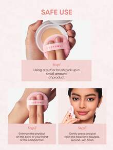 JUDYDOLL哑光定妆粉，控油持久哑光粉 - 01WARM BEIGE - 查看 4