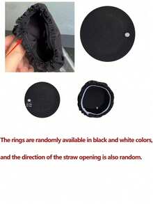 Reusable Polyester Drink Lid With Straw Hole, Protects Party Beverages, Elastic Cocktail Cup Cover, No Electricity Required - Multicolor - View 5