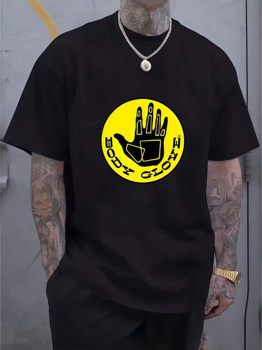 BODY GLOVE Men'S Retro Surf T-Shirt – White And Yellow Printed Crew Neck, Soft Breathable Slight Stretch Fabric, Ideal For Surfing, Beach, Gym, Water Sports, Everyday Casual Wear, Vintage Design, Comfortable Fit, Short Sleeve, Universal Size - Coral Pink - View 1