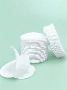 300/100pcs Natural Makeup Remover Pads, Soft Texture, Low Allergy Wipes, 100pcs/Pack, 3-Layer Structure, Gentle Skincare, Non-Shedding, Suitable For Face, Eyes, Nail Polish Removal, Travel & Daily Use, Great Gift (Random Packaging) - Multicolor - View 4