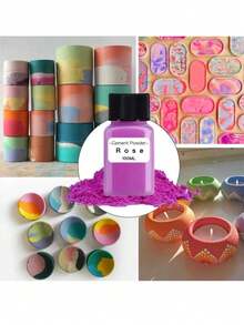 100ml/3.38oz Water-Based Pigment Powder, Suitable For Plaster, Epoxy Resin Crafts, Jewelry Making, Candle Coloring, Cement, Paint Dyeing, Multi-Purpose Colorant Powder For DIY, Beginner Friendly - Many - View 6