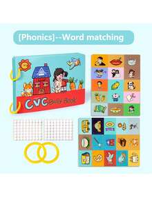 1 Pc Montessori Silent Book, Suitable For Children - Preschool Learning Activity Book - Sensory Toys - Kindergarten Educational Toys, Suitable For Children, Schools, Students, Stationery, Learning Supplies - Multicolor - View 11