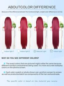 8-36英寸 99j 酒红色蕾丝前假发，真人混纺发丝，13x4 酒红色假发，180% 密度，酒红色直发蕾丝前假发，预先拔毛，无胶前额假发，女士款（混纺假发 - 真人发丝与合成纤维混合）真人混纺假发/女士真人混纺假发/真人混纺蕾丝前假发/无胶假发/漂白发结/预先拔毛/蕾丝假发/提升您的造型/增强自信/完美礼物 - S99J - 查看 10