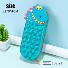 Hộp đựng bút bằng nhựa sáng tạo mới, hộp bút mờ bán trong suốt, túi đựng bút cho học sinh. - Mảnh duy nhất - Xem 6