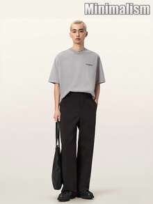 ALLSAINT London Japanese Streetwear Tee100% Cotton, Casual, Comfortable, Durable, Unique Graphic Print, Double-Sided Printed - 灰色 - 查看 4