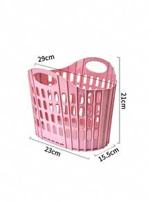 带提手的可折叠洗衣篮，大容量衣物收纳篮，也可作毛绒玩具收纳架，卧室/洗衣房用可折叠脏衣篮，节省空间的壁挂式收纳容器 - 非常适合大学生、妈妈、小户型公寓（母亲节/返校季） - 彩色 - 查看 18