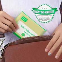 50pcs Dissolvable Disposable Toilet Seat Covers, Convenient Travel Toilet Paper Pads - Multicolor - View 4