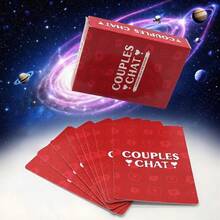情侣聊天情感沟通卡牌游戏，情侣互动棋盘游戏，趣味约会游戏卡牌 - 紅色 - 查看 3