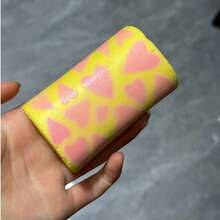 Soft & Slow Rising Heart-Shaped Cake Roll Squishy Toy, Stress Relief Squeeze Toy - Multicolor - View 8