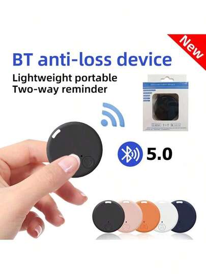 Smart Car Tracker, Mini Car Key Finder, Key Finder Wireless, GPS BT Tracking Finder, Pet Dog Cat Anti-Lost Alarm Sensor, Wth Alarm Alert, Smart Device Location Tracker, Mini Tracker, For Locating Phone Wallet Keychain Luggage Item Finder, App Control