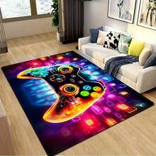1pc Game Controller Decor Carpet, Decorative Rug, Bedroom Decor, Small Rug, Carpet, Home Decor, Living Room Carpet, Living Room Small Rug, Bedroom Rug, Living Room Home Decor, Outdoor Rug, Washable Carpet - Multicolor - View 4