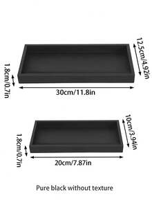 Square Silicone Aromatherapy Tray, No Holes, Bathroom Vanity, Marble Washbasin Tabletop Storage. - Multicolor - View 7