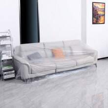 Disposable Furniture Dust Cover, Extra Large Bed Cover With Elastic Drawstring, Suitable For Home Decoration, Travel And Cleaning, Used For Dust Prevention And Dirt Blocking - Clear - View 15