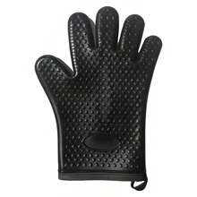 1 Pair Oven Mitts, Heat Resistant Silicone Gloves, Suitable For Oven Or Microwave - View 9