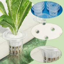 1 Set Hydroponic Germination Kit 24 Pcs Hydroponic Net Pots 24 Pcs Hydroponic Sponge And 1 Pc Hydroponic Planting Board For Soilless Cultivation Garden And Transplanting Plastic Flower Starter Pots Herbs Hydroponic Growing System - Hydroponic Kit - View 3