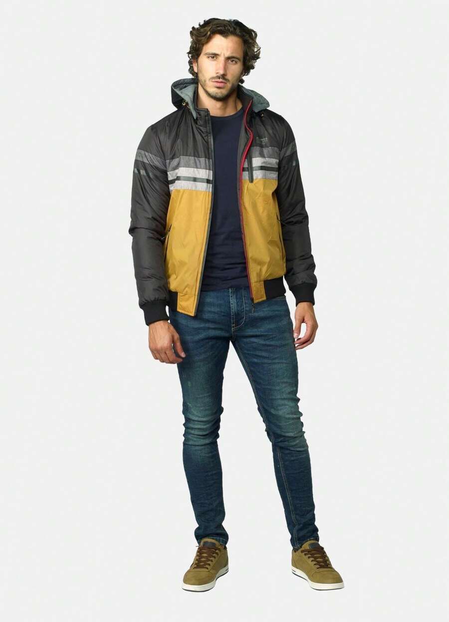 Koroshi Vestes de sport pour hommes - Orange brûlé - Voir 1