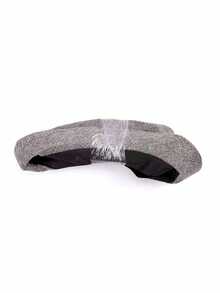 1 pieza Sombrero de jazz de unicolor de poliéster estilo bohemio y retro, estilo fedora británico, versátil para uso diario, unisex - C - Ver 11