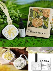 【犒劳自己，享受美好生活：深呼吸，焕发活力】1片装天然香氛蜡片，可持续使用180天，可用于衣柜和汽车。 - 查看 7