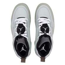 Men's Casual Shoes JORDAN SPIZIKE LOW Fashion Low-Top Sneakers, Lightweight Casual Shoes, Sports Training Basketball Shoes HV5969-003 - Silver/Metallic Silver/Horizon Green/Mink Brown - View 4