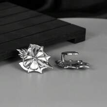 1件装心形夏季耳坠不锈钢耳扩耳钉耳洞扩耳器身体饰品女士新款耳环女士饰品礼物 - 心 - 查看 6