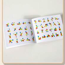 ¡Desafío de rompecabezas Tangram! Desbloquea formas infinitas para inspirar la creatividad de los niños. Usa 7 piezas de rompecabezas para crear animales, edificios y números: ¡Diversión y educación! El juego manual y las tarjetas de problemas fomentan el aprendizaje y el desarrollo cerebral, ¡diversión sin fin! Estilos y colores de embalaje aleatorios. - Multicolor - Ver 7