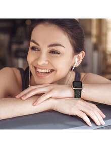 1条透气硅胶运动表带，柔软耐用，兼容 38mm、40mm、41mm、42mm、44mm、45mm、49mm，男女通用 - 彩色 - 查看 3