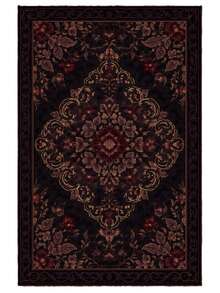 Gothic Floral Mandala Dark Area Rug, Boho Gothic Living Room Area Decor, 32*20inch /84*60inch,Perfect Choice For Gift ,Stylish And High-Quality Rugs, Perfect For  Decorations And GiftsHome Decor, The Best Choice For Gothic-Style Birthday Gifts - Multicolor - View 5