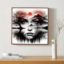 5D钻石画套装 - 全圆钻，人像风景图案，亚克力工艺套装，无框创意钻石画套装，家居装饰 - 圓鑽 - 查看 11