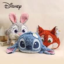 Disney 朱迪·霍普斯兔和尼克·王尔德毛绒玩偶斜挎包/背包，生日礼物，派对礼品，情人节礼物，纪念品 - 彩色 - 查看 2