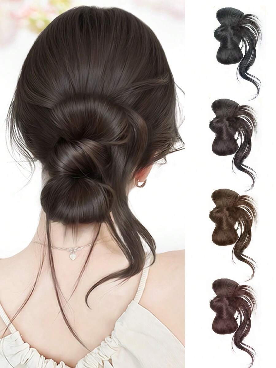 Solid Color Casual Synthetic Fiber Fashion Hair Clip Summer Hair Accessories Beach Claw Clips Vacay Summer Beach Hair Claw - Multicolor - View 1